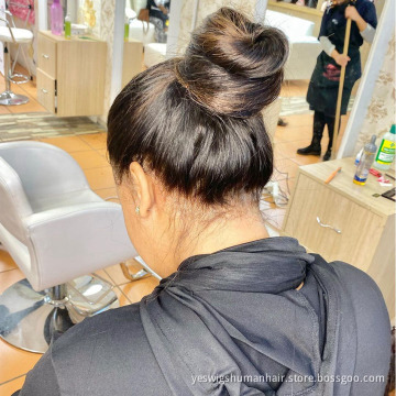 Cheap Hd Full Lace Front Wig Pre Plucked With Baby Hair Raw Peruvian Straight Virgin Human Hair Transparent 360 Lace Frontal Wig